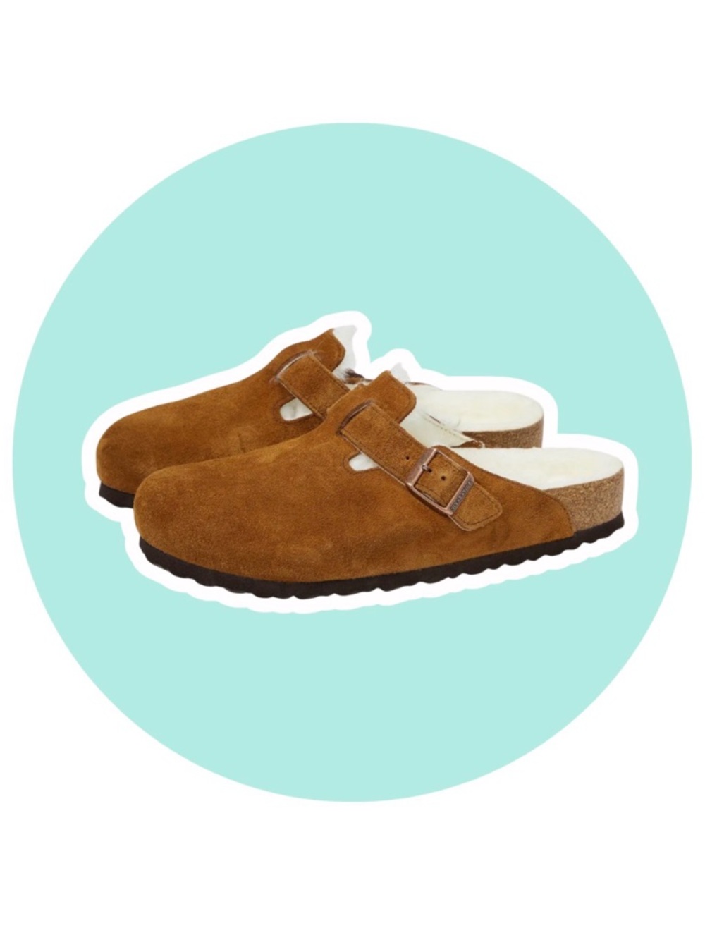 BIRKENSTOCK Boston Shearling- Suede Clog